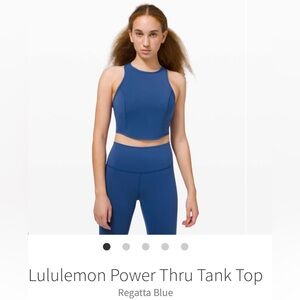 Lululemon Power Thru Tank Top
Regatta Blue